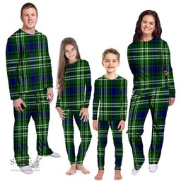 Scottish Spottiswood TARTAN Clan Tartan Pyjama Family Set - Classic Scottish Plaid Tartan Plaid