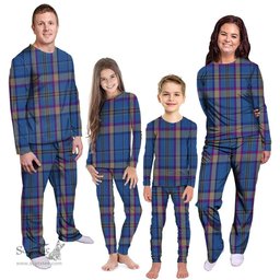 Scottish Cian Clan Tartan Pyjama Family Set - Classic Scottish Plaid Tartan Plaid