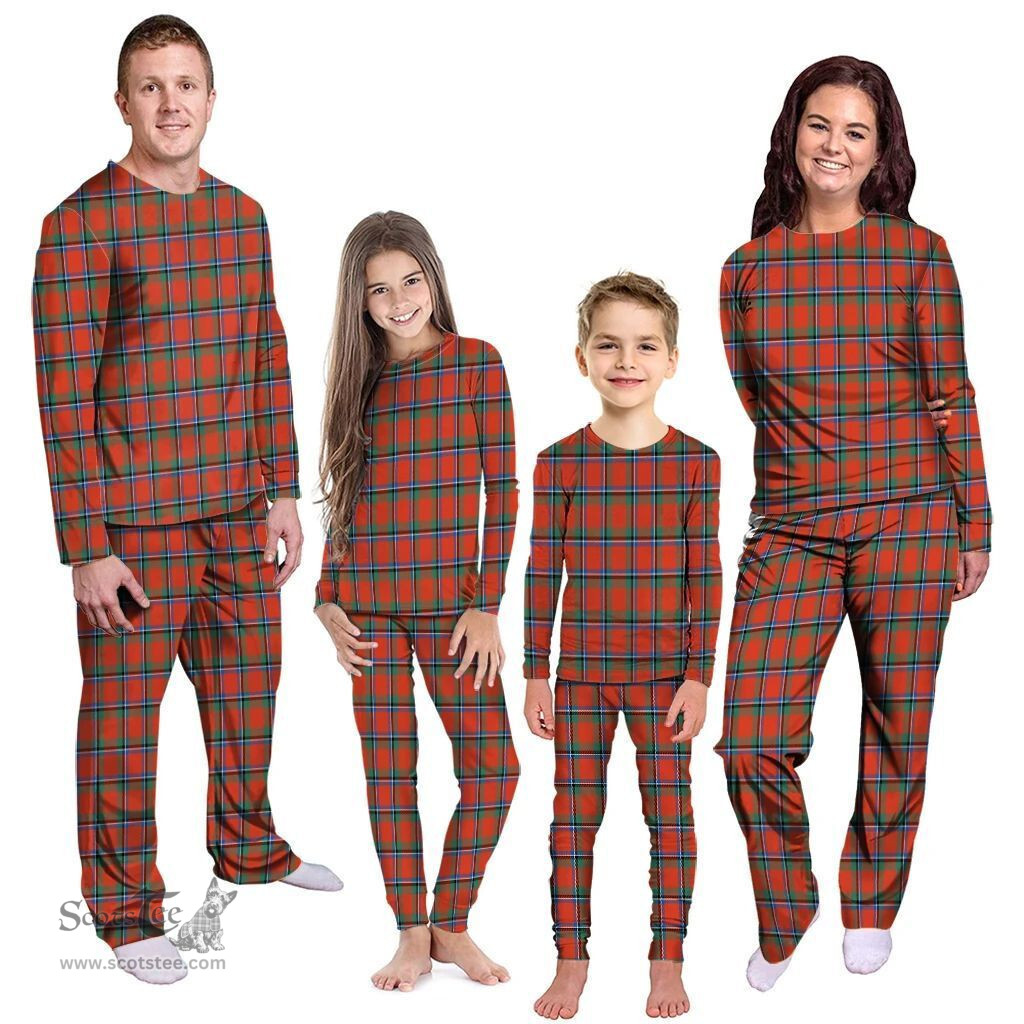 Scottish Sinclair Ancient Clan Tartan Pyjama Family Set - Classic Scottish Plaid Tartan Plaid