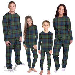 Scottish Nicolson Hunting Ancient Clan Tartan Pyjama Family Set - Classic Scottish Plaid Tartan Plaid