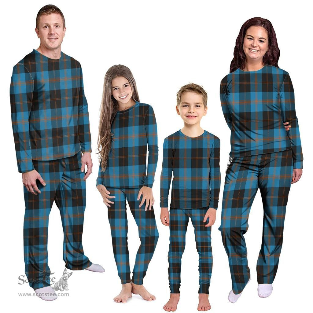 Scottish Garden Clan Tartan Pyjama Family Set - Classic Scottish Plaid Tartan Plaid