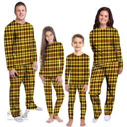 Scottish Jardine Clan Tartan Pyjama Family Set - Classic Scottish Plaid Tartan Plaid