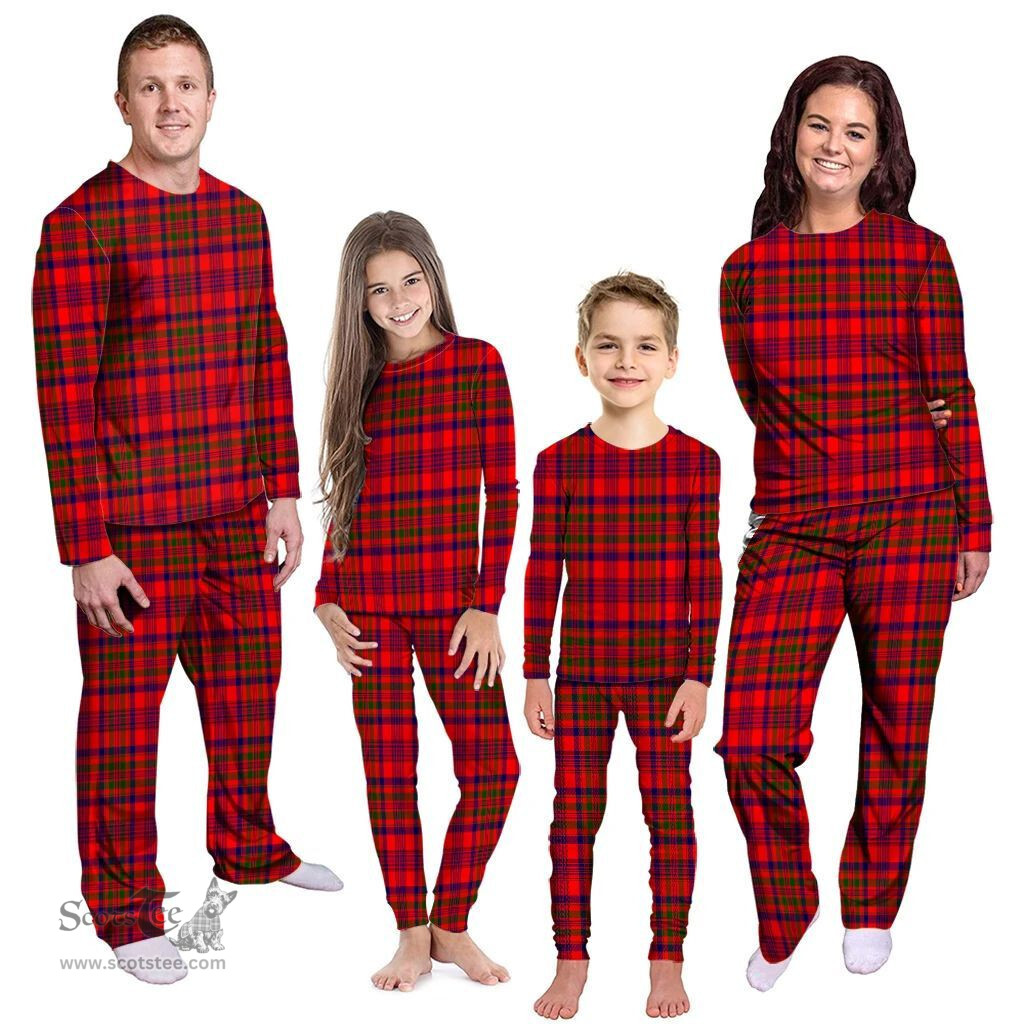 Scottish Murray of Tulloch Modern Clan Tartan Pyjama Family Set - Classic Scottish Plaid Tartan Plaid
