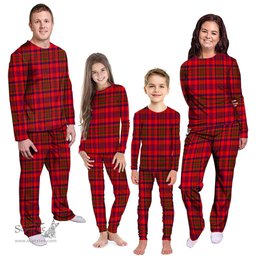 Scottish Murray of Tulloch Modern Clan Tartan Pyjama Family Set - Classic Scottish Plaid Tartan Plaid
