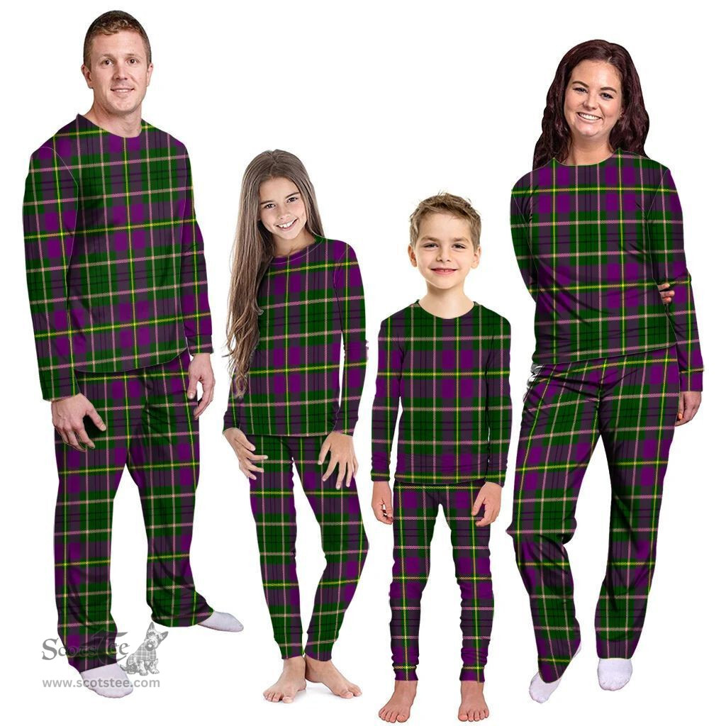 Scottish Taylor Clan Tartan Pyjama Family Set - Classic Scottish Plaid Tartan Plaid