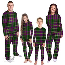 Scottish Taylor Clan Tartan Pyjama Family Set - Classic Scottish Plaid Tartan Plaid