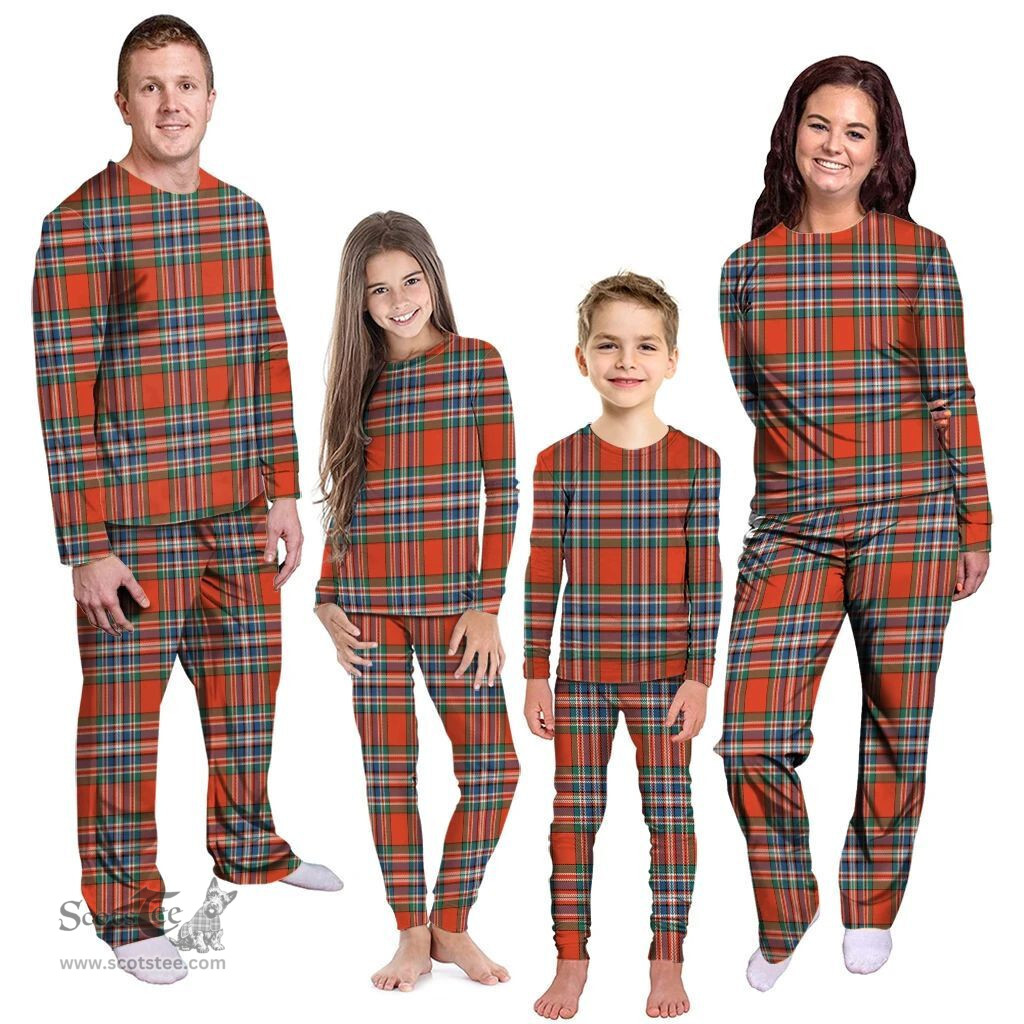 Scottish MacFarlane Ancient Clan Tartan Pyjama Family Set - Classic Scottish Plaid Tartan Plaid