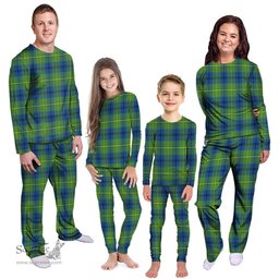 Scottish Johnston Ancient Clan Tartan Pyjama Family Set - Classic Scottish Plaid Tartan Plaid
