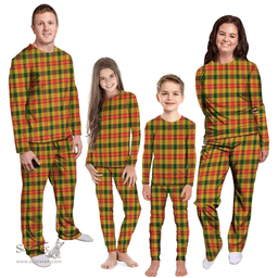 Scottish Baxter Clan Tartan Pyjama Family Set - Classic Scottish Plaid Tartan Plaid
