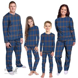 Scottish MacLaine of Loch Buie Hunting Ancient Clan Tartan Pyjama Family Set - Classic Scottish Plaid Tartan Plaid