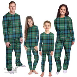 Scottish FERGUSON ANCIENT Clan Tartan Pyjama Family Set - Classic Scottish Plaid Tartan Plaid