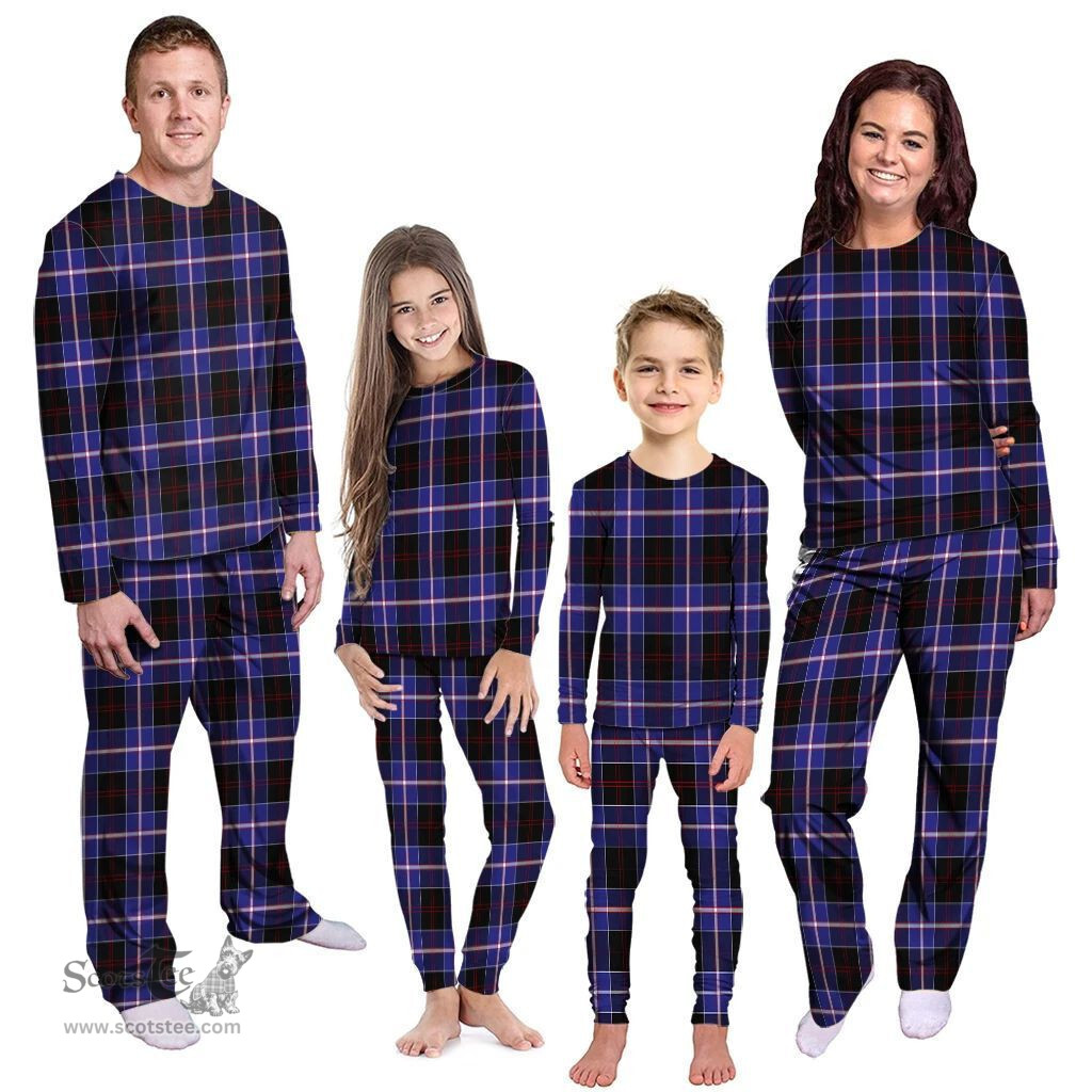 Scottish Dunlop Modern Clan Tartan Pyjama Family Set - Classic Scottish Plaid Tartan Plaid