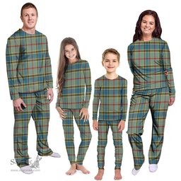 Scottish Balfour Blue Clan Tartan Pyjama Family Set - Classic Scottish Plaid Tartan Plaid