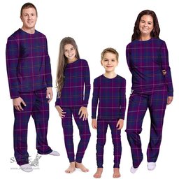 Scottish Pride of Glencoe Clan Tartan Pyjama Family Set - Classic Scottish Plaid Tartan Plaid