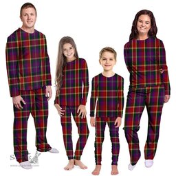 Scottish Walter Clan Tartan Pyjama Family Set - Classic Scottish Plaid Tartan Plaid