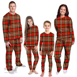 Scottish MacGill Modern Clan Tartan Pyjama Family Set - Classic Scottish Plaid Tartan Plaid