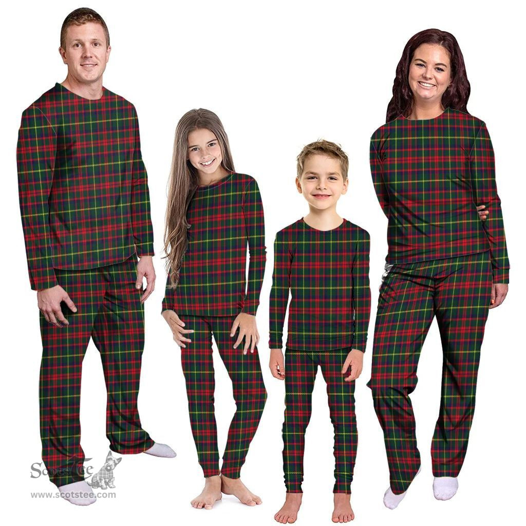 Scottish MacKintosh Hunting Modern Clan Tartan Pyjama Family Set - Classic Scottish Plaid Tartan Plaid