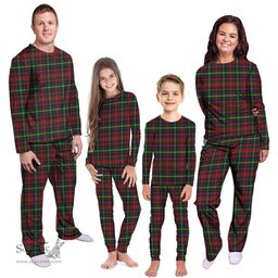 Scottish MacKintosh Hunting Modern Clan Tartan Pyjama Family Set - Classic Scottish Plaid Tartan Plaid
