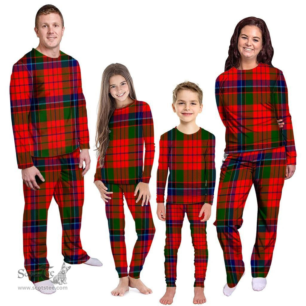 Scottish MacNicol (of Scorrybreac) Clan Tartan Pyjama Family Set - Classic Scottish Plaid Tartan Plaid