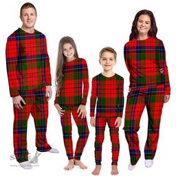 Scottish MacNicol (of Scorrybreac) Clan Tartan Pyjama Family Set - Classic Scottish Plaid Tartan Plaid
