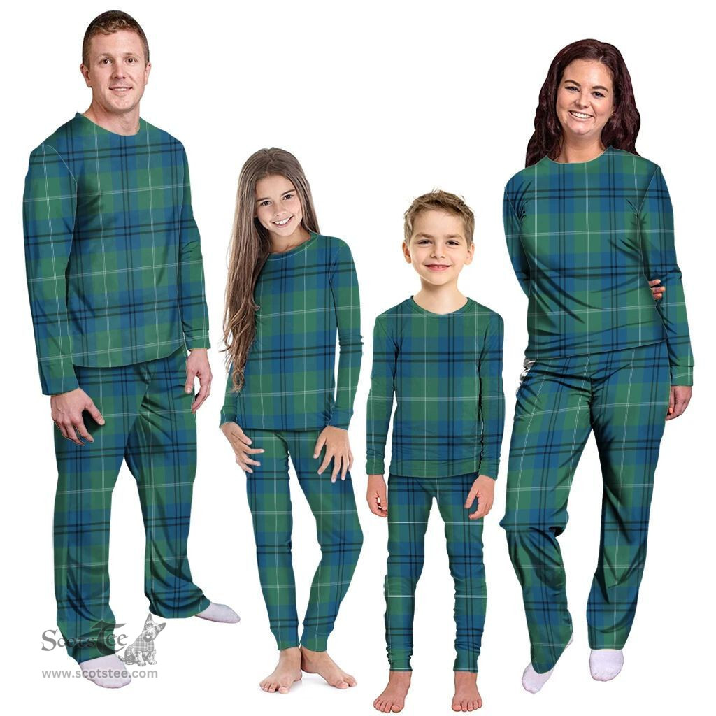 Scottish Oliphant Ancient Clan Tartan Pyjama Family Set - Classic Scottish Plaid Tartan Plaid