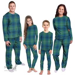 Scottish Oliphant Ancient Clan Tartan Pyjama Family Set - Classic Scottish Plaid Tartan Plaid