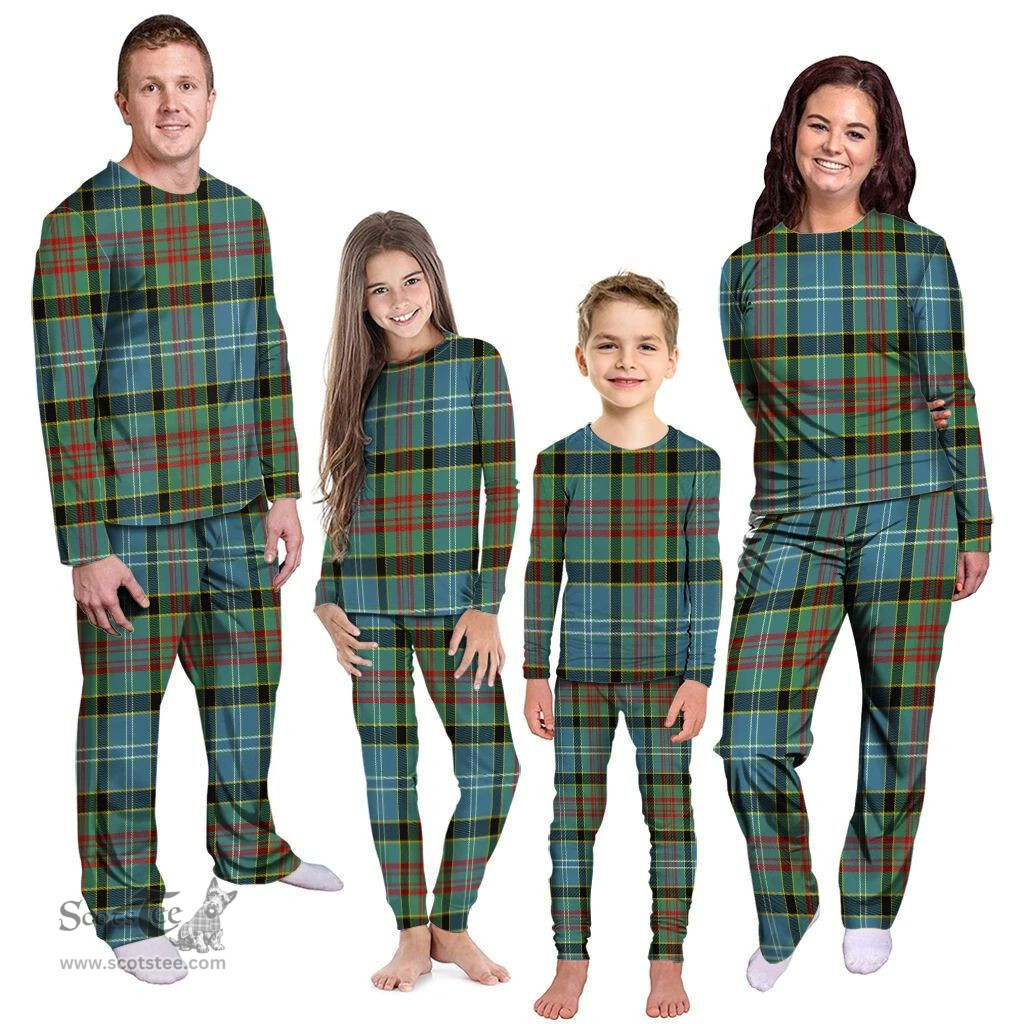 Scottish Brisbane modern Clan Tartan Pyjama Family Set - Classic Scottish Plaid Tartan Plaid