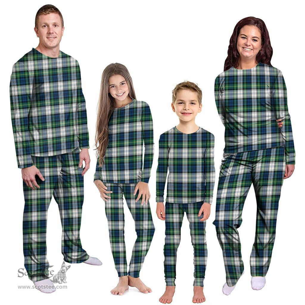 Scottish Gordon Dress Ancient Clan Tartan Pyjama Family Set - Classic Scottish Plaid Tartan Plaid