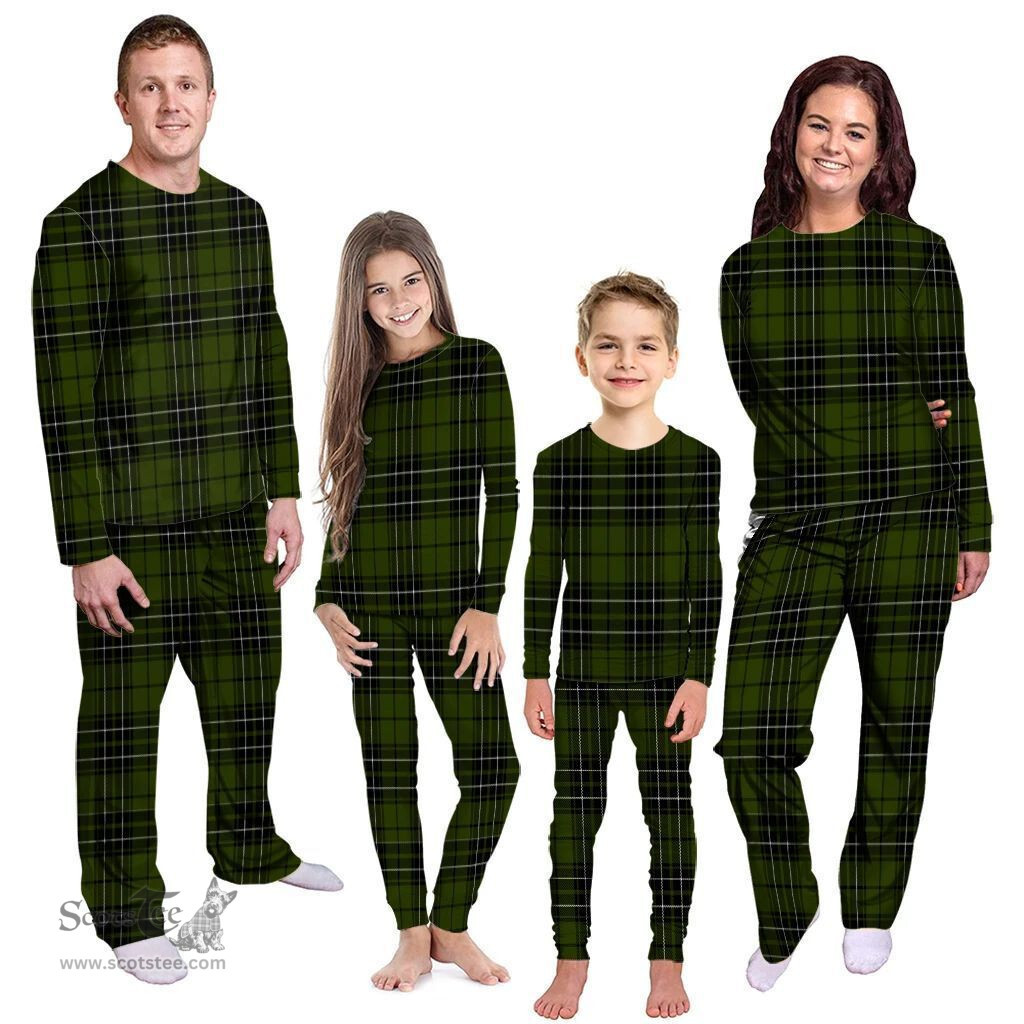 Scottish MacLean Hunting Clan Tartan Pyjama Family Set - Classic Scottish Plaid Tartan Plaid