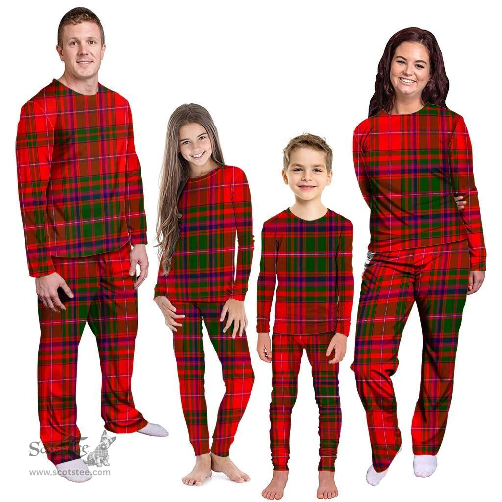 Scottish MacDowall Clan Tartan Pyjama Family Set - Classic Scottish Plaid Tartan Plaid