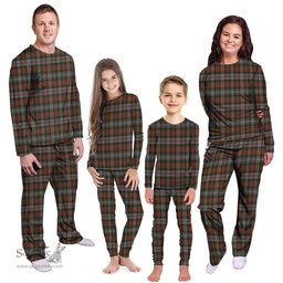 Scottish Murray of Atholl Weathered Clan Tartan Pyjama Family Set - Classic Scottish Plaid Tartan Plaid