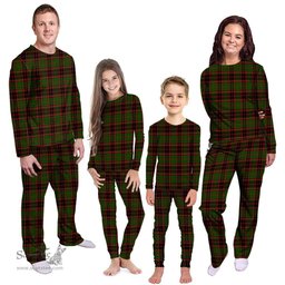 Scottish Buchan Modern Clan Tartan Pyjama Family Set - Classic Scottish Plaid Tartan Plaid
