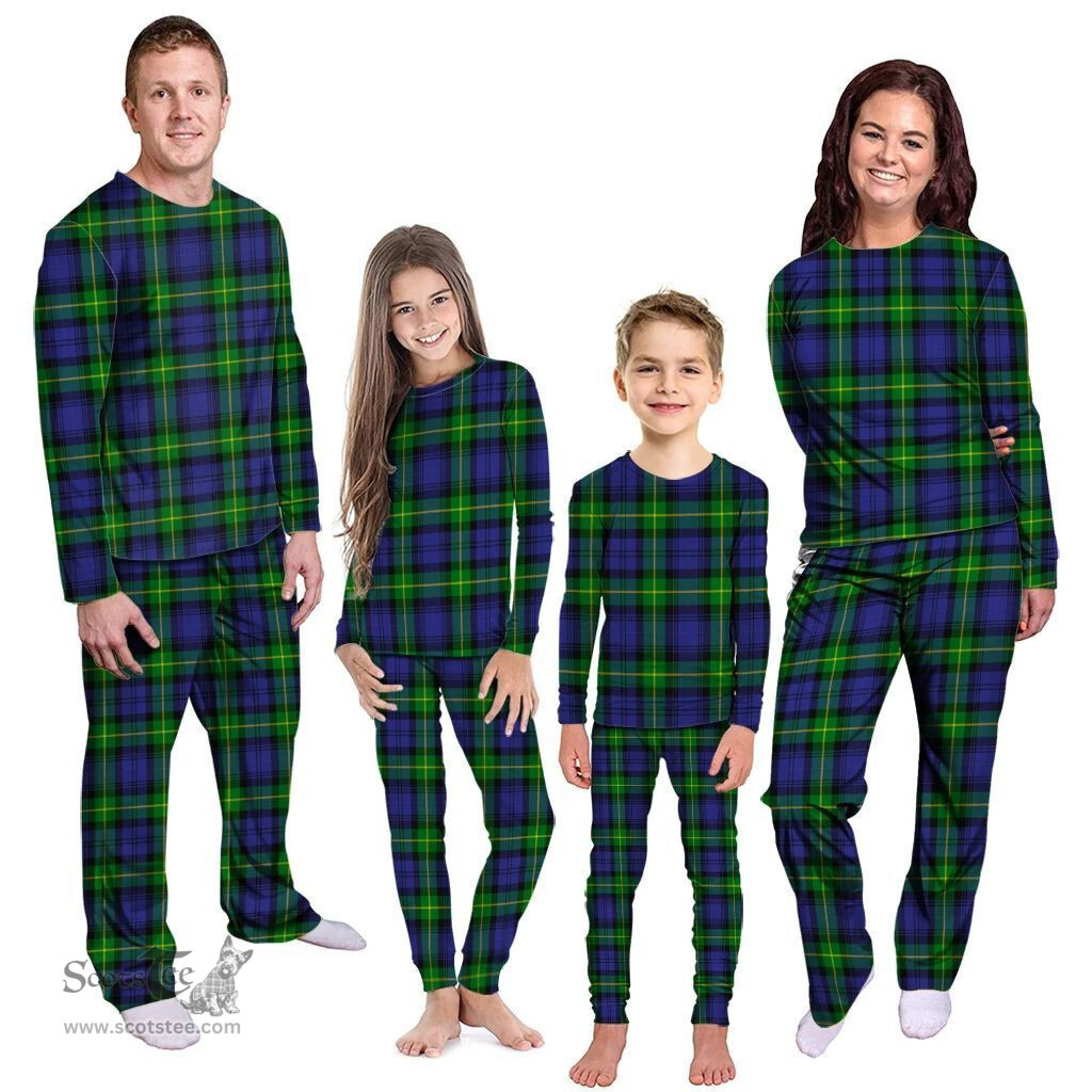 Scottish Meldrum Clan Tartan Pyjama Family Set - Classic Scottish Plaid Tartan Plaid
