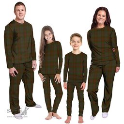 Scottish Gray Clan Tartan Pyjama Family Set - Classic Scottish Plaid Tartan Plaid
