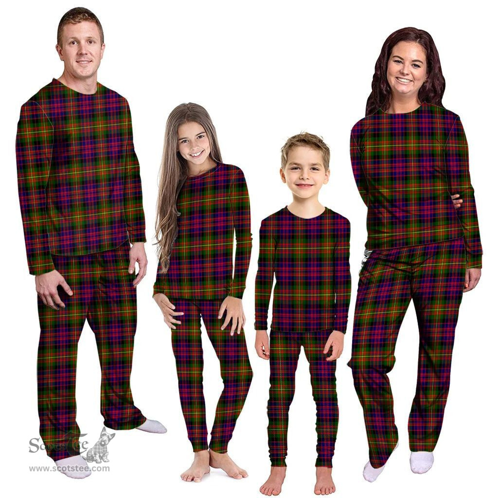 Scottish Carnegie Modern Clan Tartan Pyjama Family Set - Classic Scottish Plaid Tartan Plaid