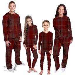 Scottish Bryce Clan Tartan Pyjama Family Set - Classic Scottish Plaid Tartan Plaid