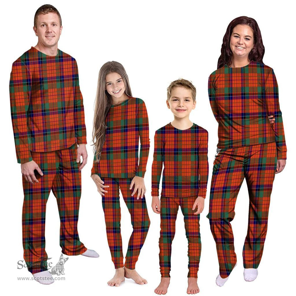Scottish Nicolson Ancient Clan Tartan Pyjama Family Set - Classic Scottish Plaid Tartan Plaid