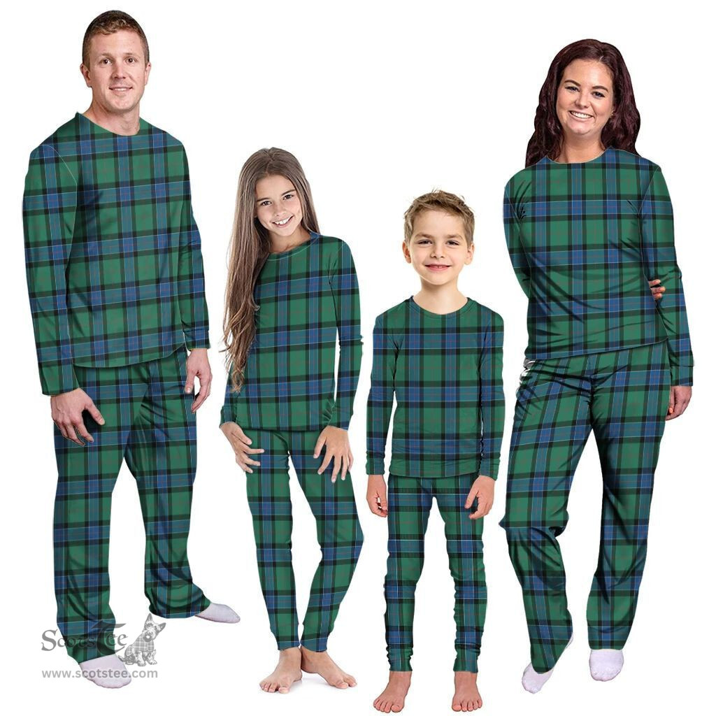 Scottish Sinclair Hunting Ancient Clan Tartan Pyjama Family Set - Classic Scottish Plaid Tartan Plaid