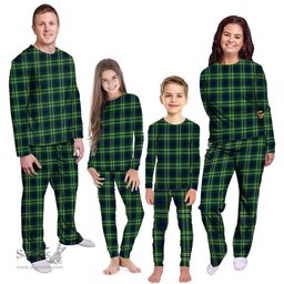 Scottish Swinton Clan Tartan Pyjama Family Set - Classic Scottish Plaid Tartan Plaid