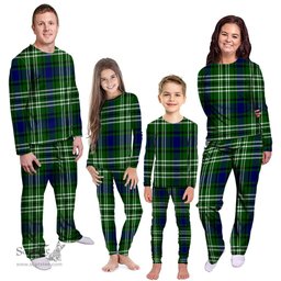Scottish Blackadder Clan Tartan Pyjama Family Set - Classic Scottish Plaid Tartan Plaid