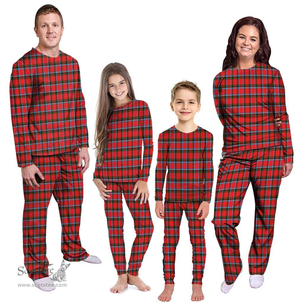 Scottish Sinclair Modern Clan Tartan Pyjama Family Set - Classic Scottish Plaid Tartan Plaid