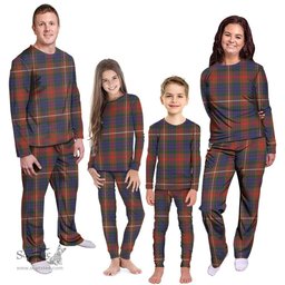 Scottish Fraser Hunting Modern Clan Tartan Pyjama Family Set - Classic Scottish Plaid Tartan Plaid