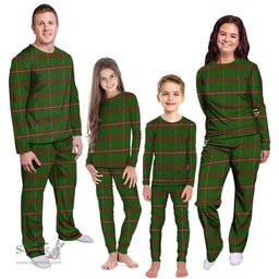Scottish MacKinnon Hunting Modern Clan Tartan Pyjama Family Set - Classic Scottish Plaid Tartan Plaid