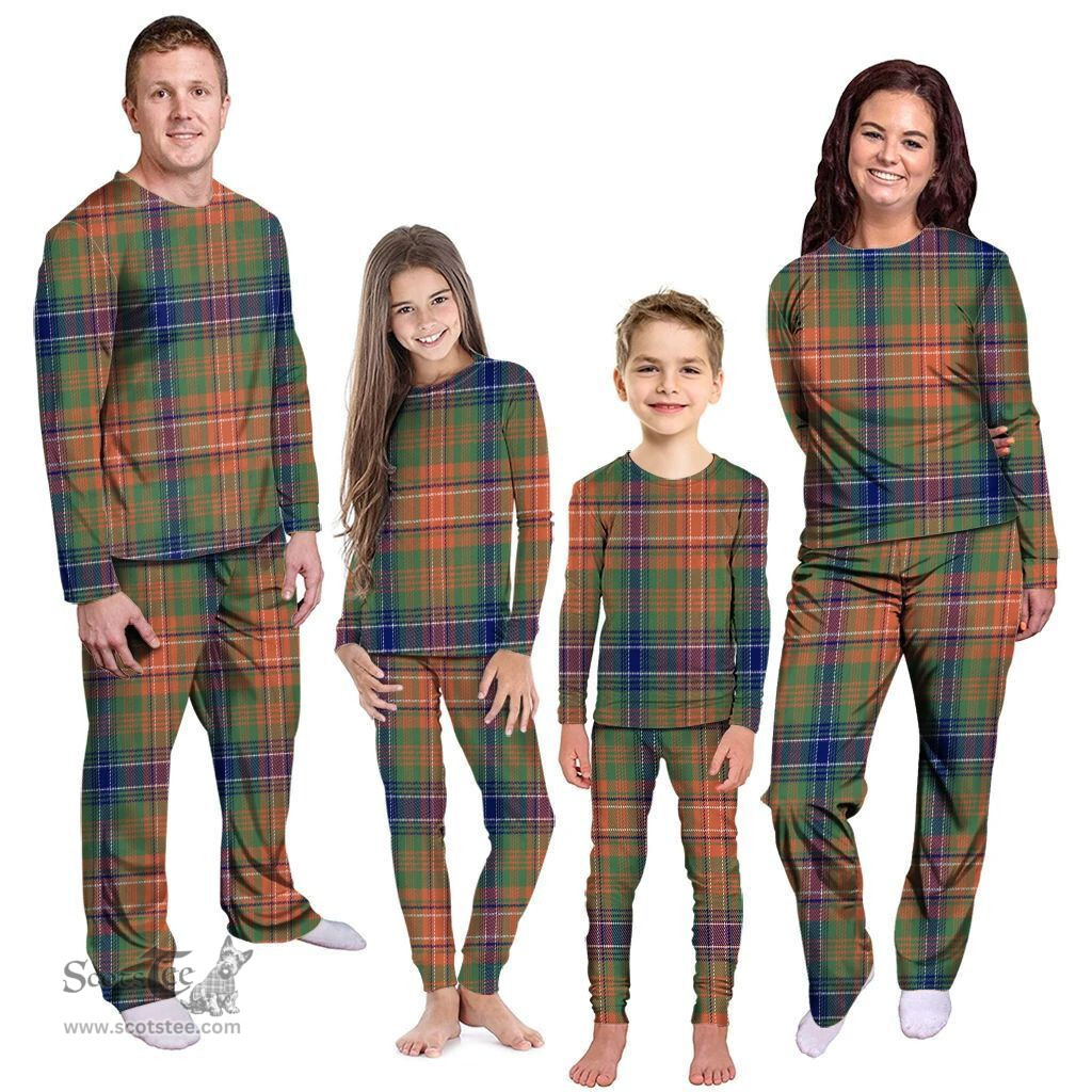 Scottish Wilson Ancient Clan Tartan Pyjama Family Set - Classic Scottish Plaid Tartan Plaid