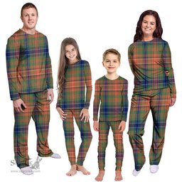 Scottish Wilson Ancient Clan Tartan Pyjama Family Set - Classic Scottish Plaid Tartan Plaid