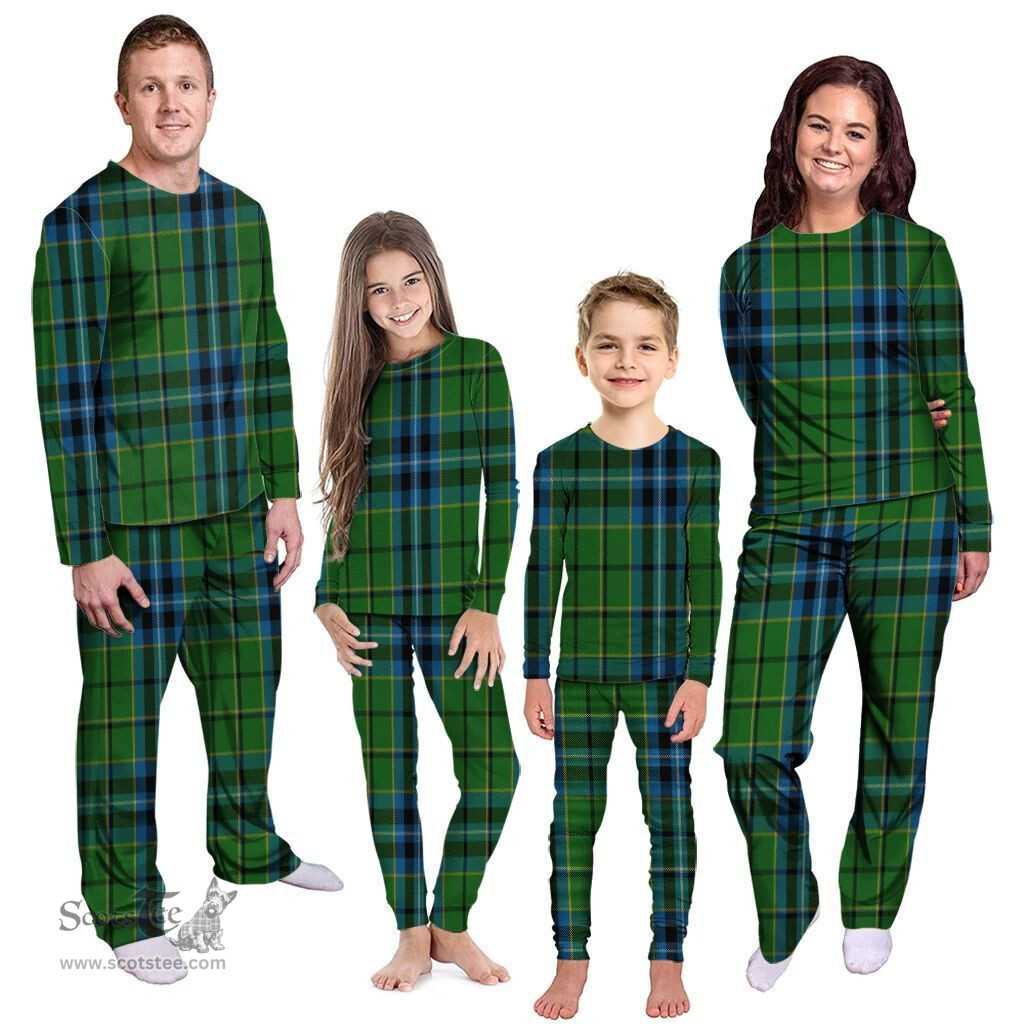 Scottish Dick (Personal) Clan Tartan Pyjama Family Set - Classic Scottish Plaid Tartan Plaid