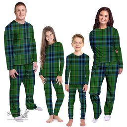 Scottish Dick (Personal) Clan Tartan Pyjama Family Set - Classic Scottish Plaid Tartan Plaid