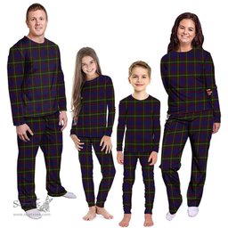 Scottish Durie Clan Tartan Pyjama Family Set - Classic Scottish Plaid Tartan Plaid
