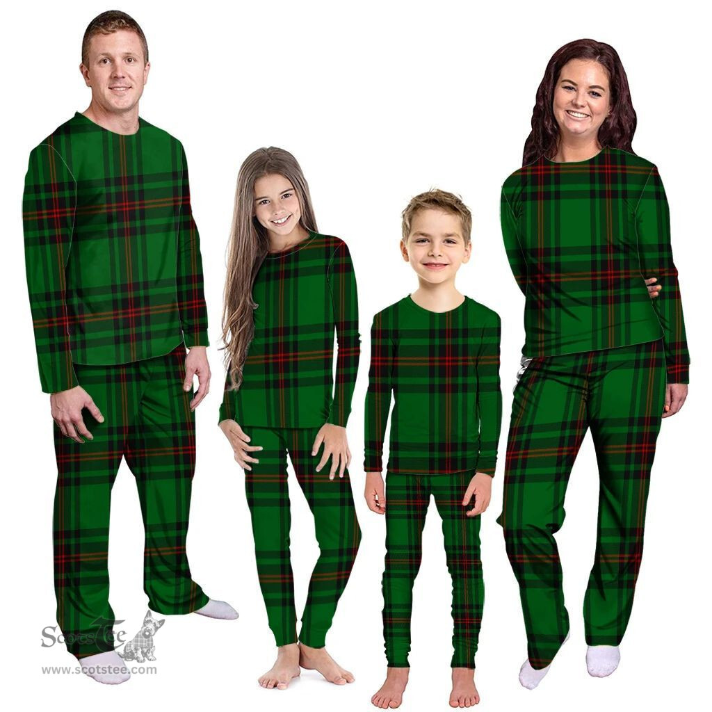 Scottish Ged Clan Tartan Pyjama Family Set - Classic Scottish Plaid Tartan Plaid