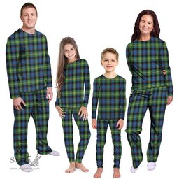 Scottish Watson Ancient Clan Tartan Pyjama Family Set - Classic Scottish Plaid Tartan Plaid